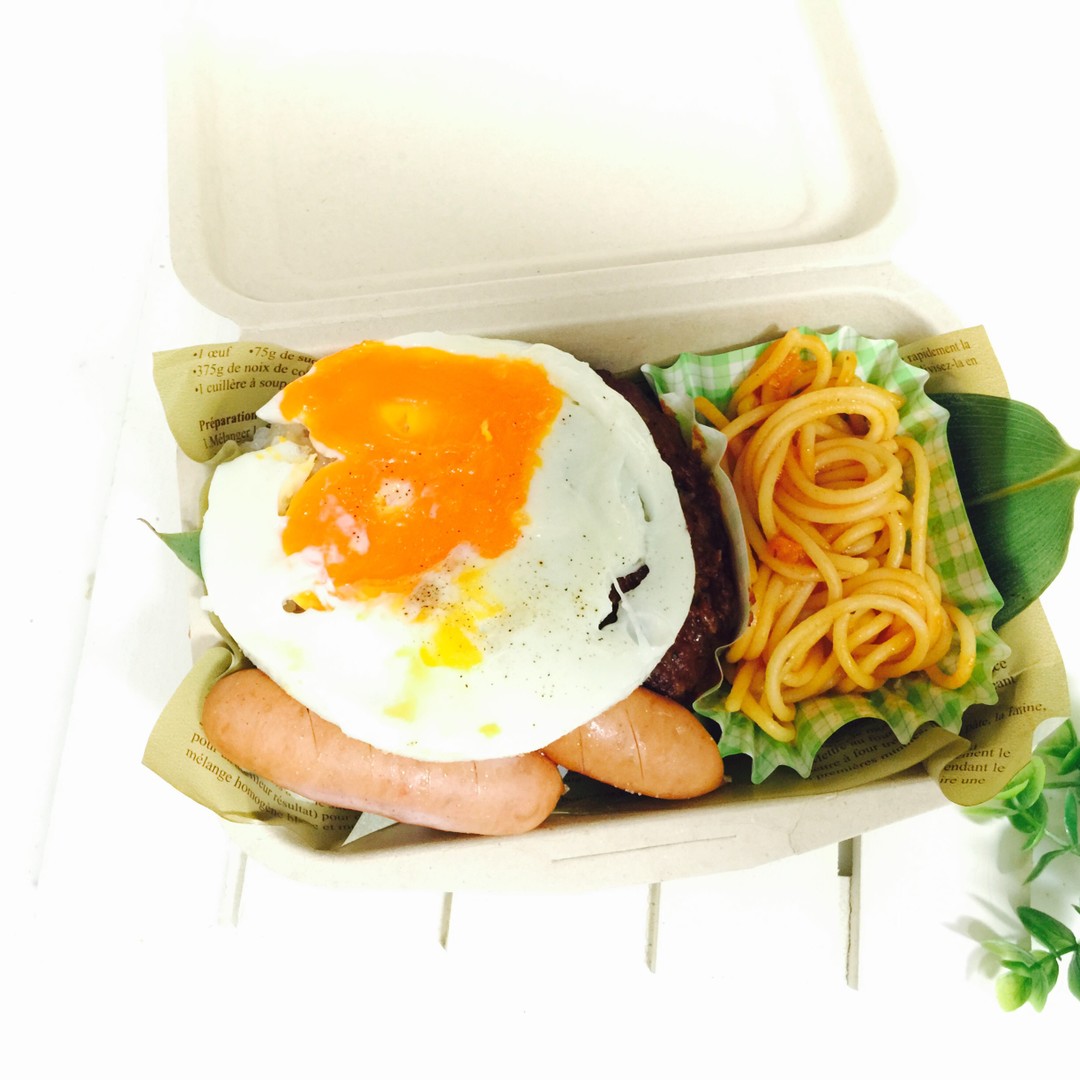 ロコモコ風弁当