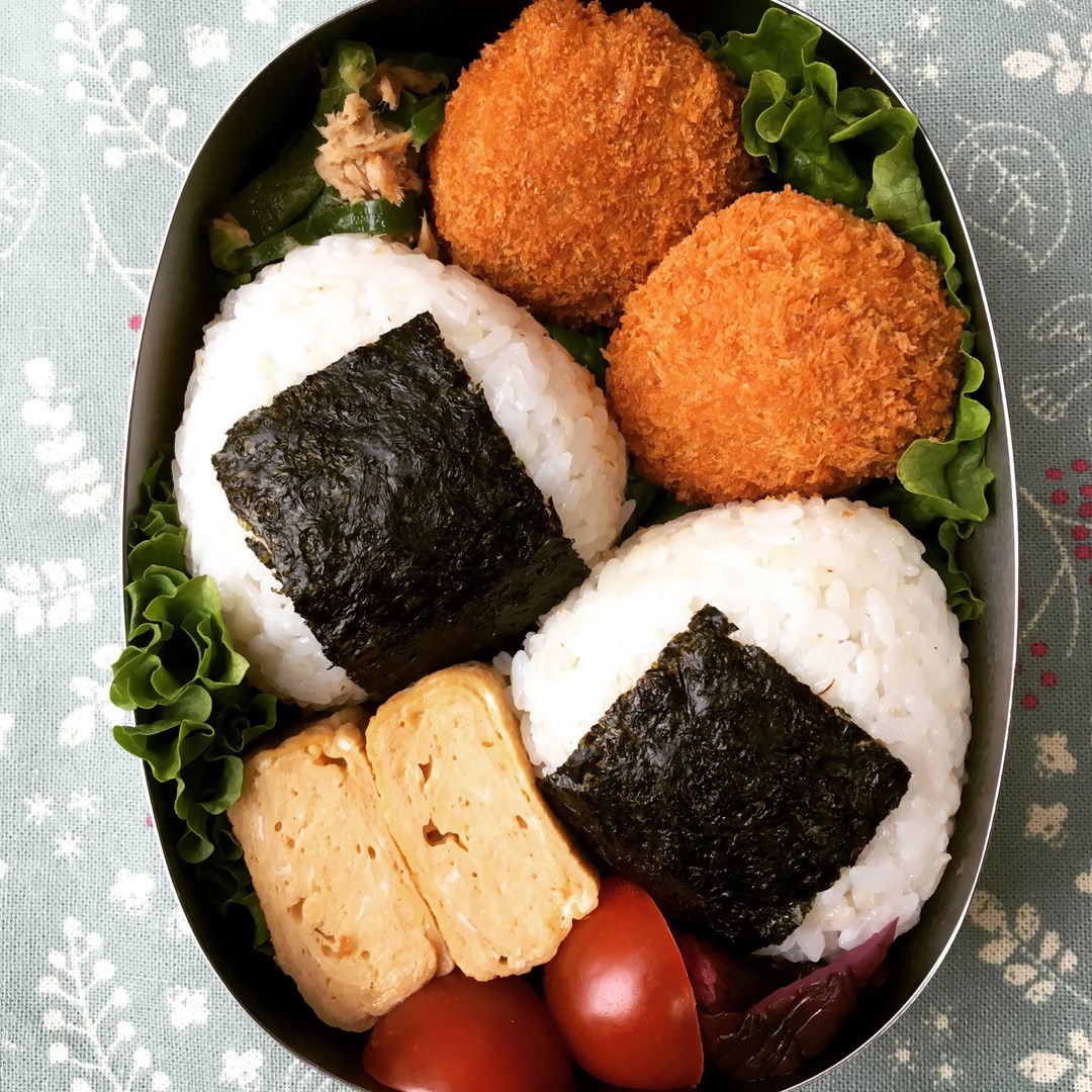 むっちりおにぎり弁当♫