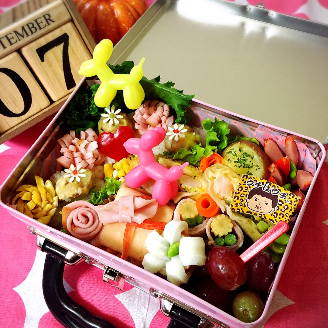 栗ご飯で花金弁当
