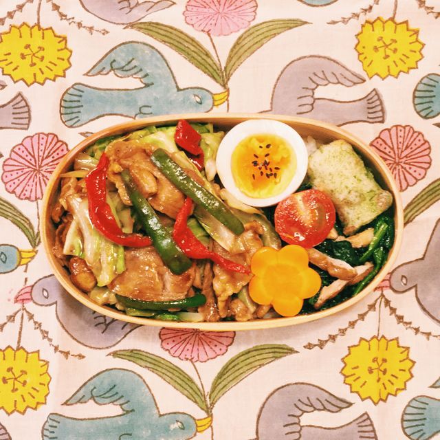 回鍋肉弁当