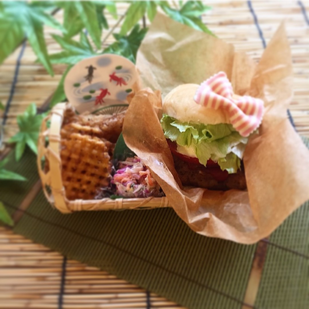 ハンバーガー弁当