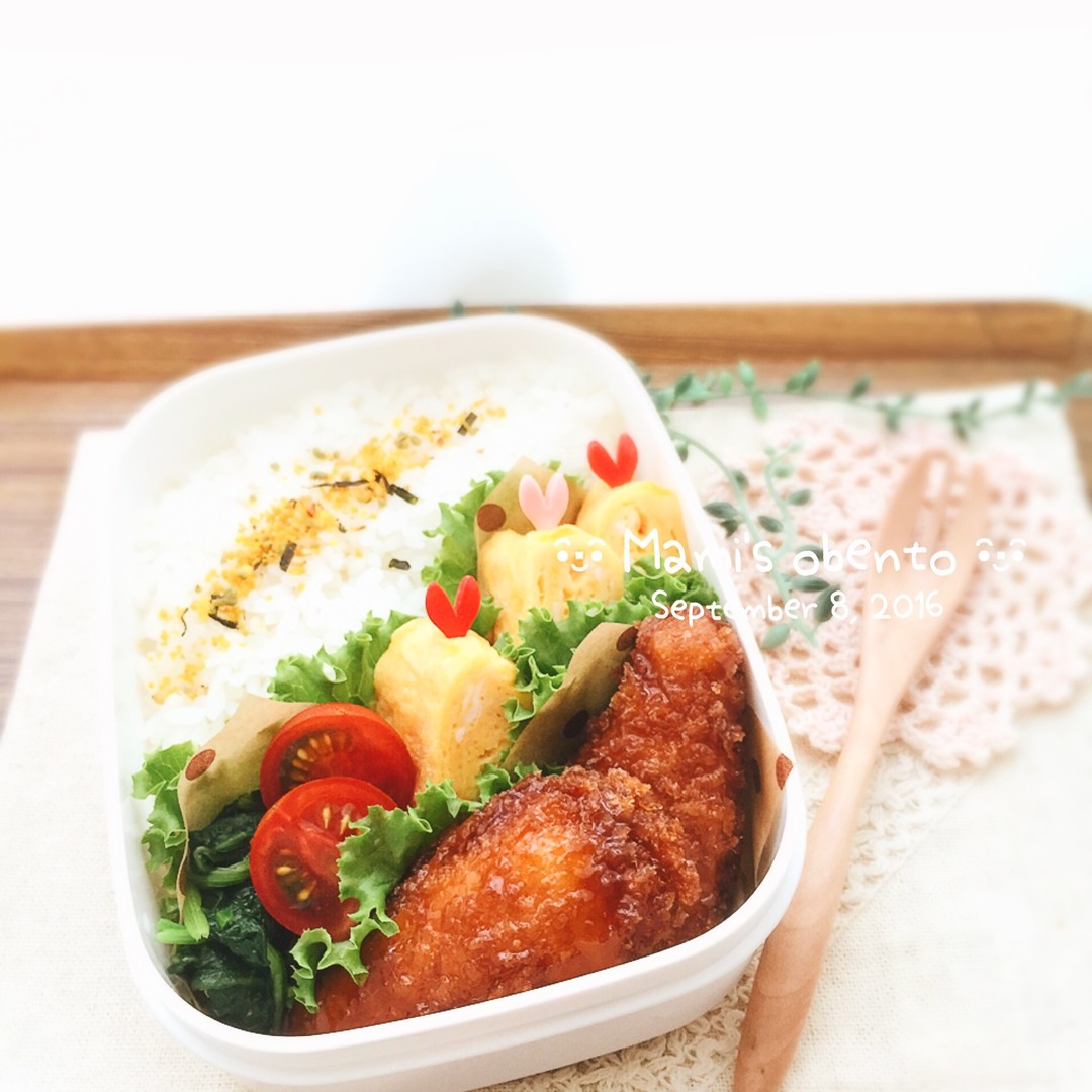 ささみチーズかつ煮のお弁当