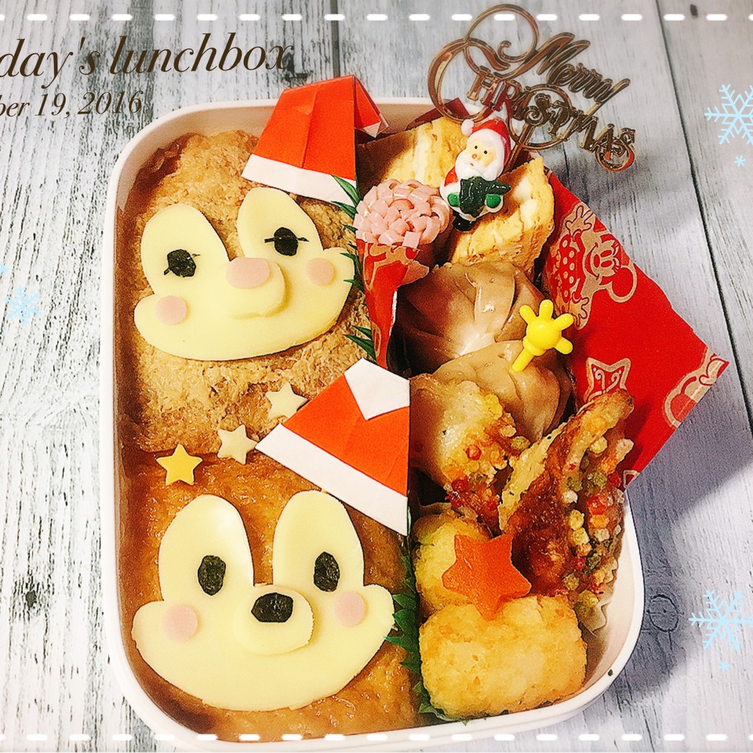 お稲荷さんでチップ&デール弁当🍴