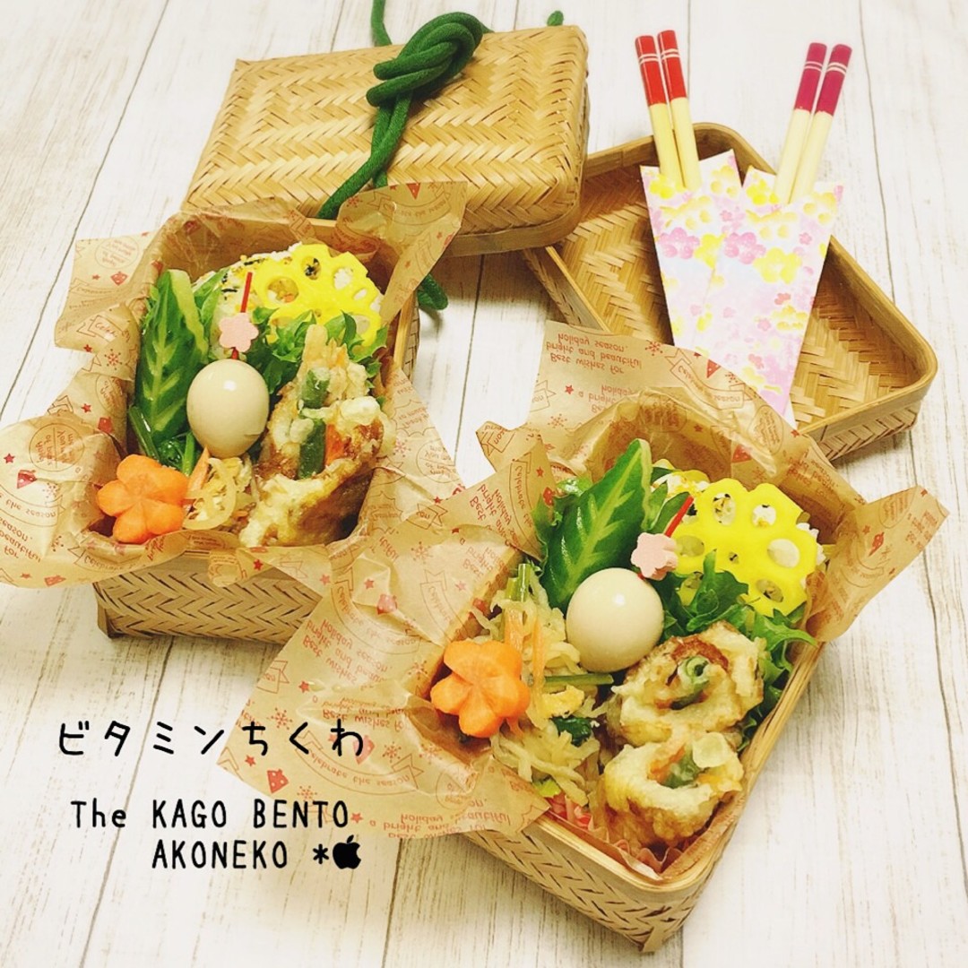 竹輪の彩り天ぷら弁当