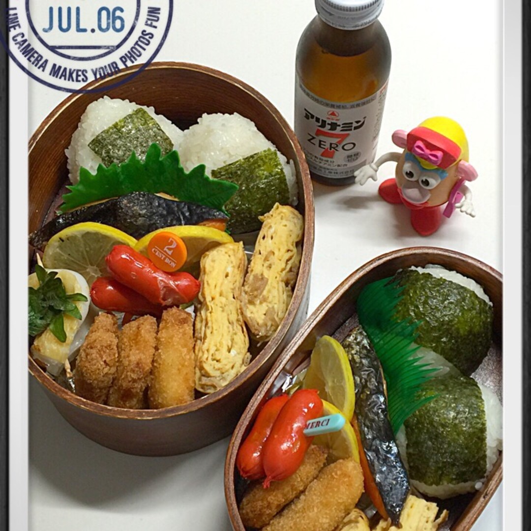 鮭レモン添え弁当