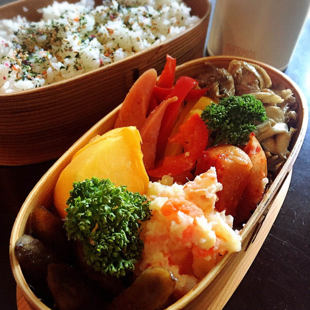 豚肉と舞茸のマヨネーズ焼き弁当