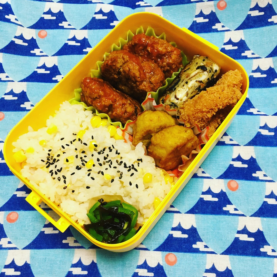 とうもろこしごはんのお弁当