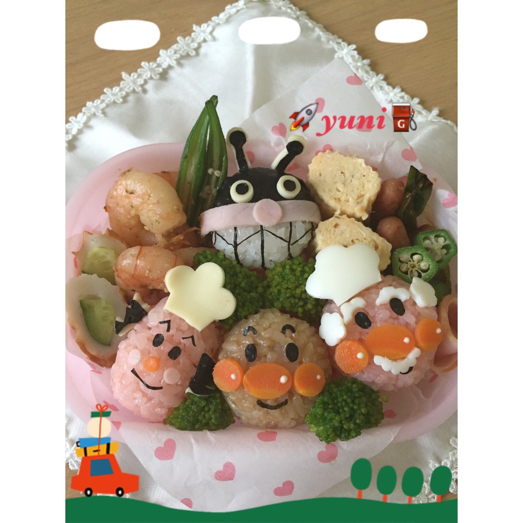 アンパンマンと仲間達弁当