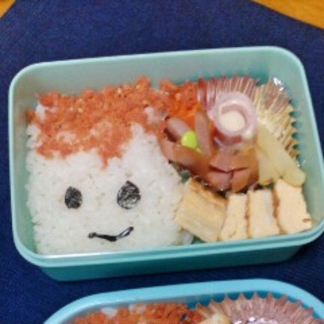 お父さんと息子の初弁当