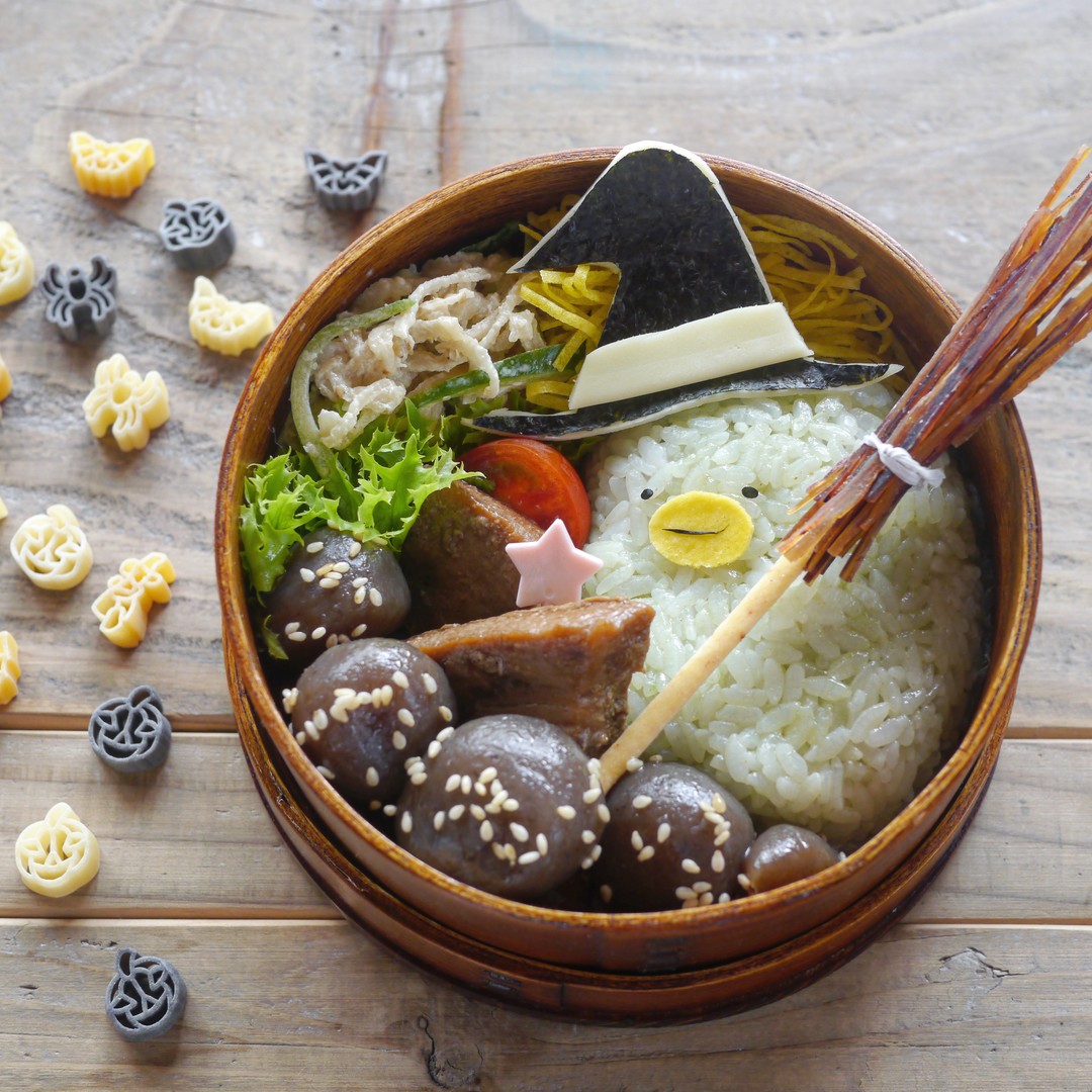 すみっこぐらしの魔法使い弁当