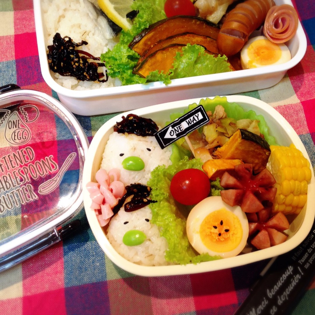 顔おにぎり弁当