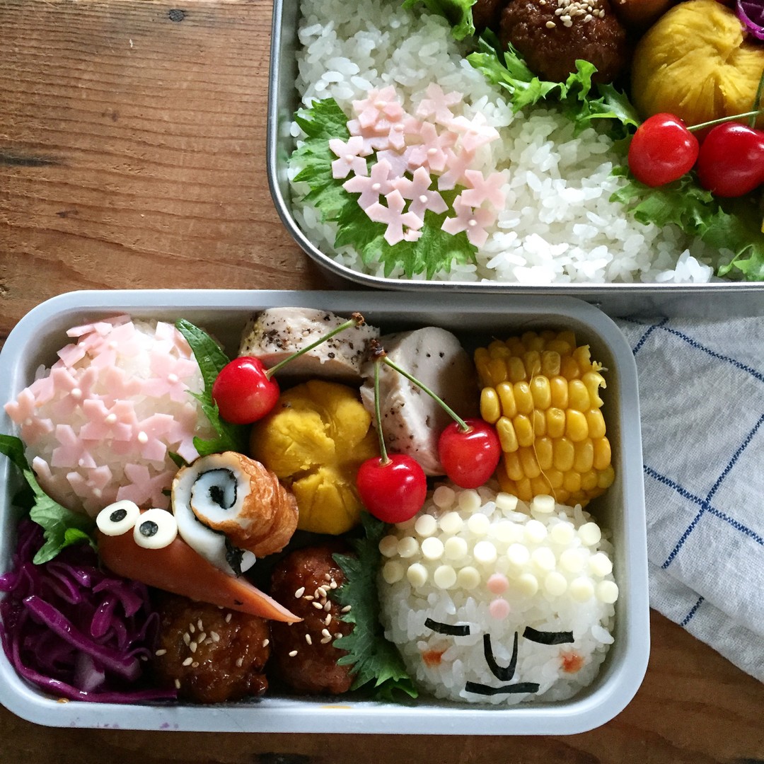 大仏&紫陽花弁当