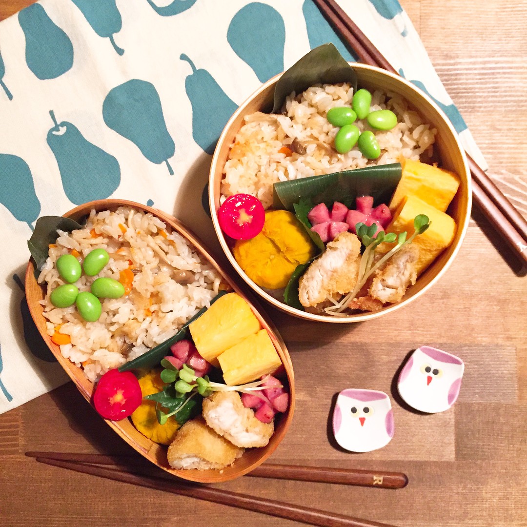 炊き込みごはん弁当♪