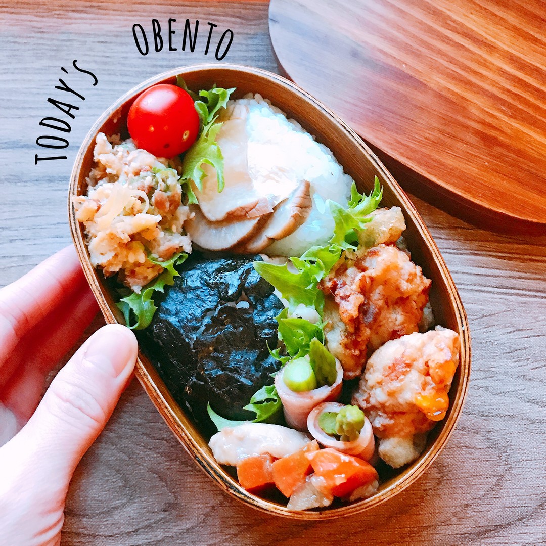 いぶりがっこクリチおにぎり弁当