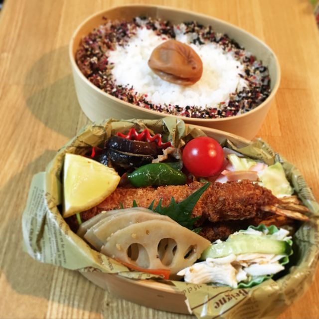 海老フライ弁当