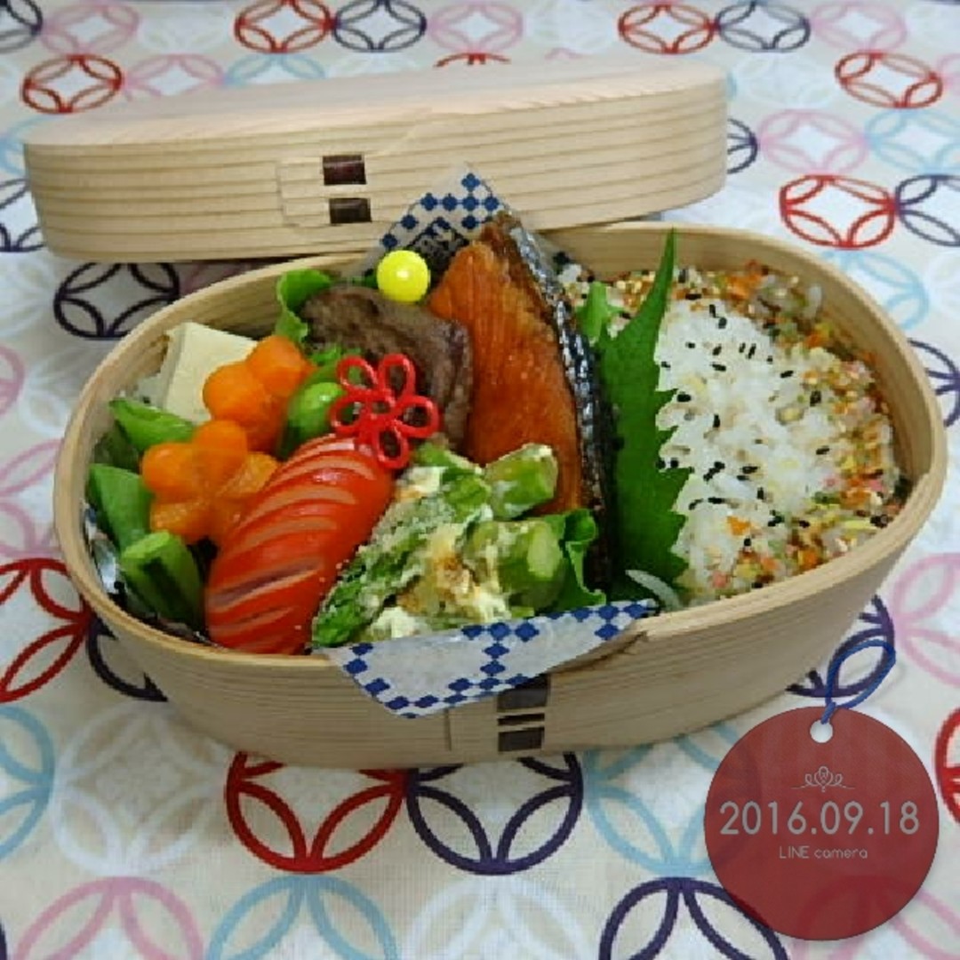 鮭弁当