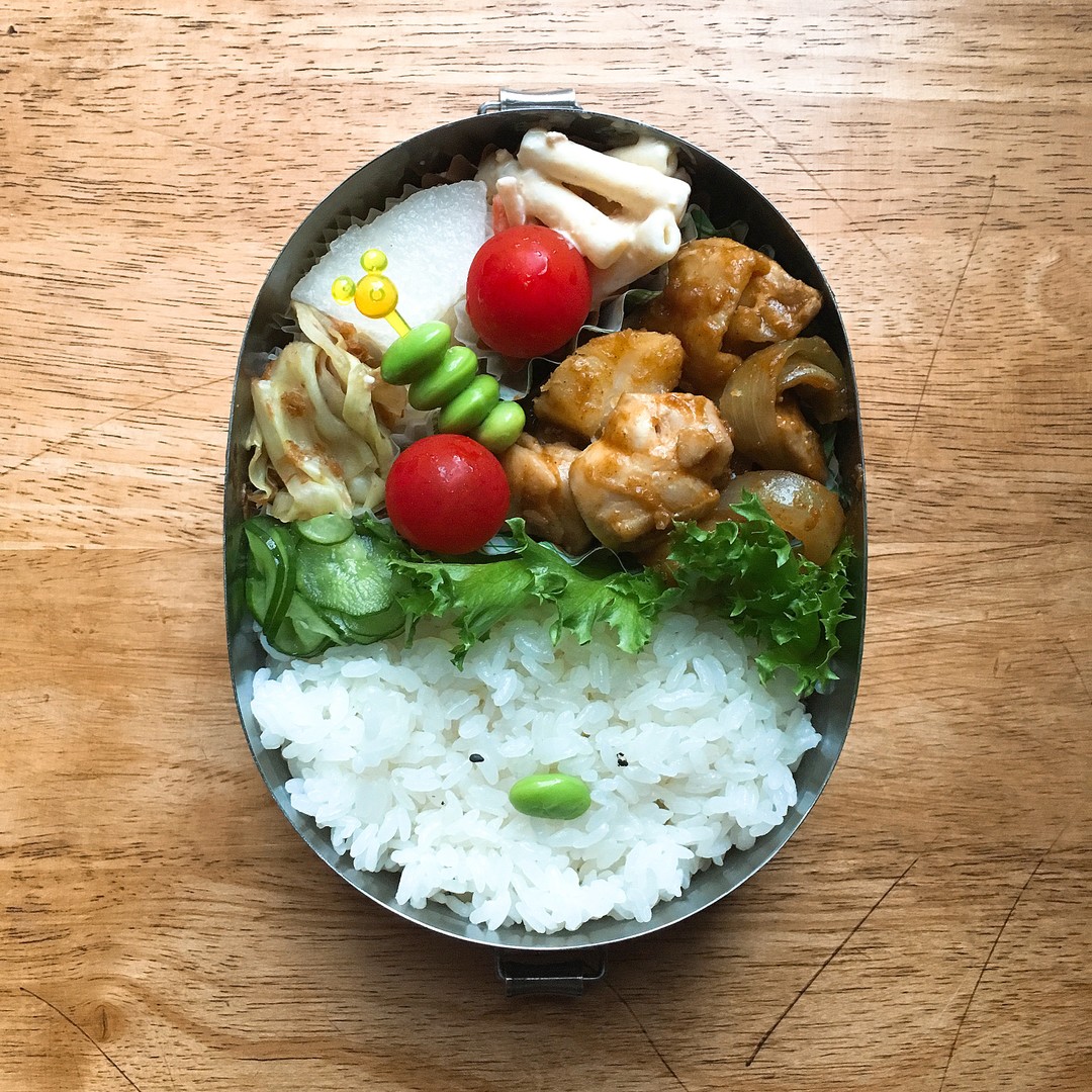 とりとじゃがいものカレー炒め