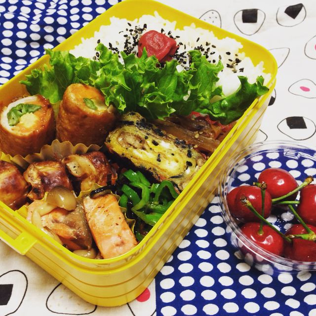 野菜巻き巻き弁当