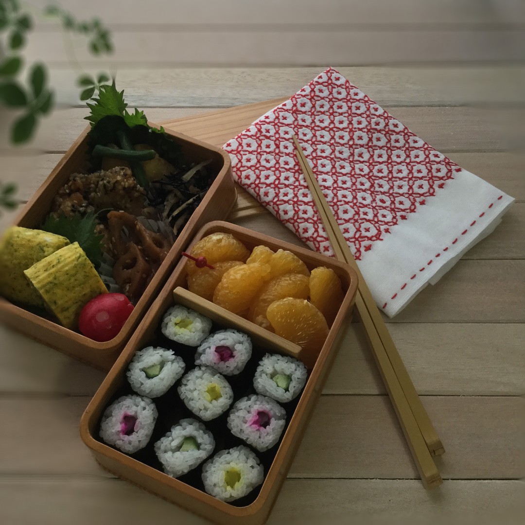 3色細巻き寿司弁当