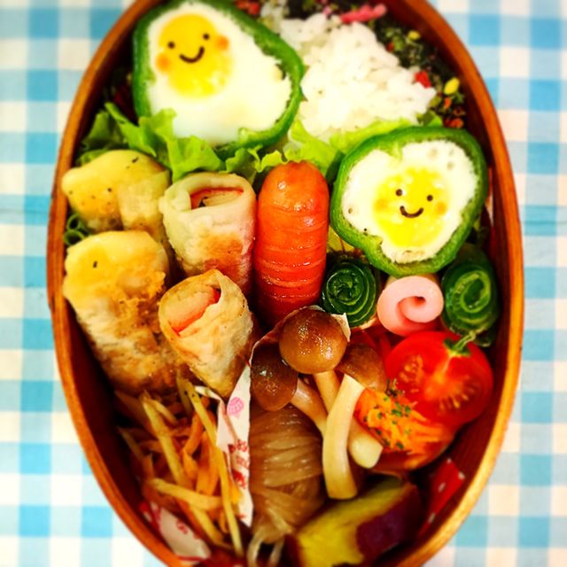 パリパリ揚げとうずらちゃん弁当