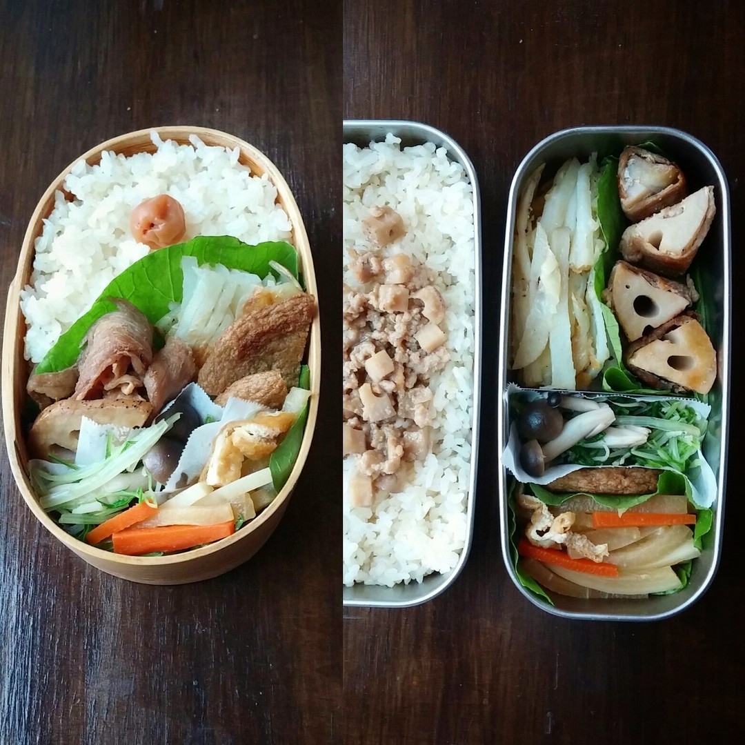 息子&自分弁当