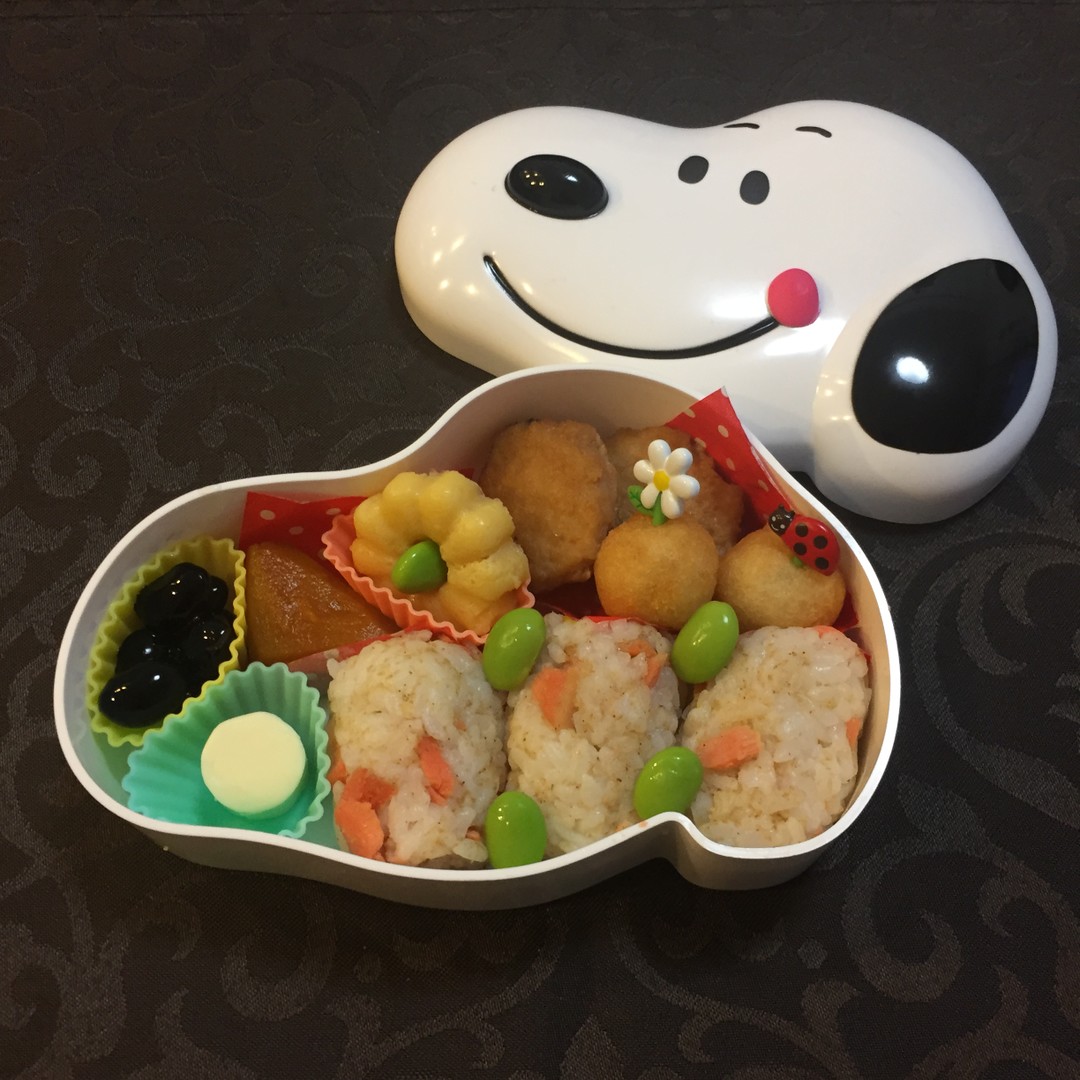 スヌーピー弁当❤︎咀嚼が下手っぴちゃんのお弁当