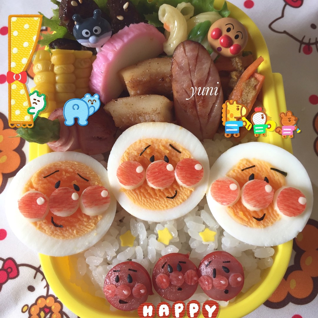 🌻アンパンマンいっぱい弁当🌻