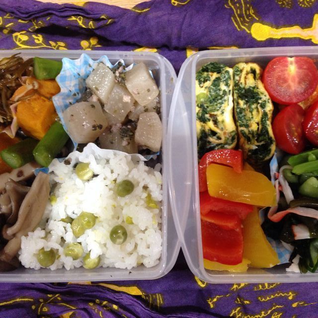 豆ごはん弁当