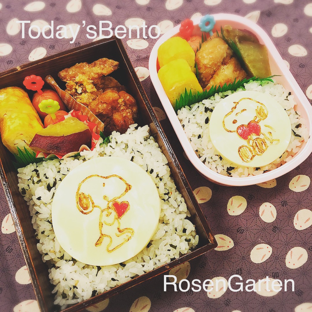 スヌーピーのオブラートアート弁当