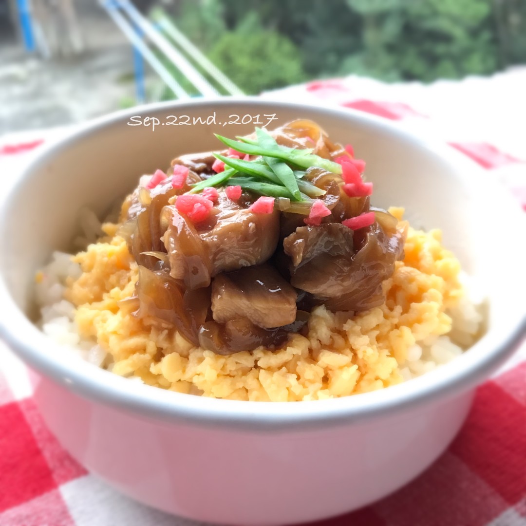 アジアの屋台風セパレート親子丼弁当
