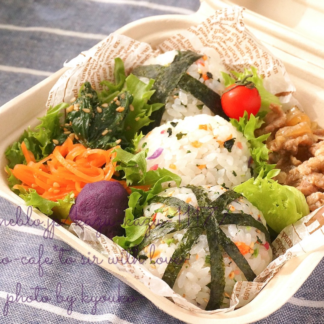 ピクニックに☆おにぎり弁当