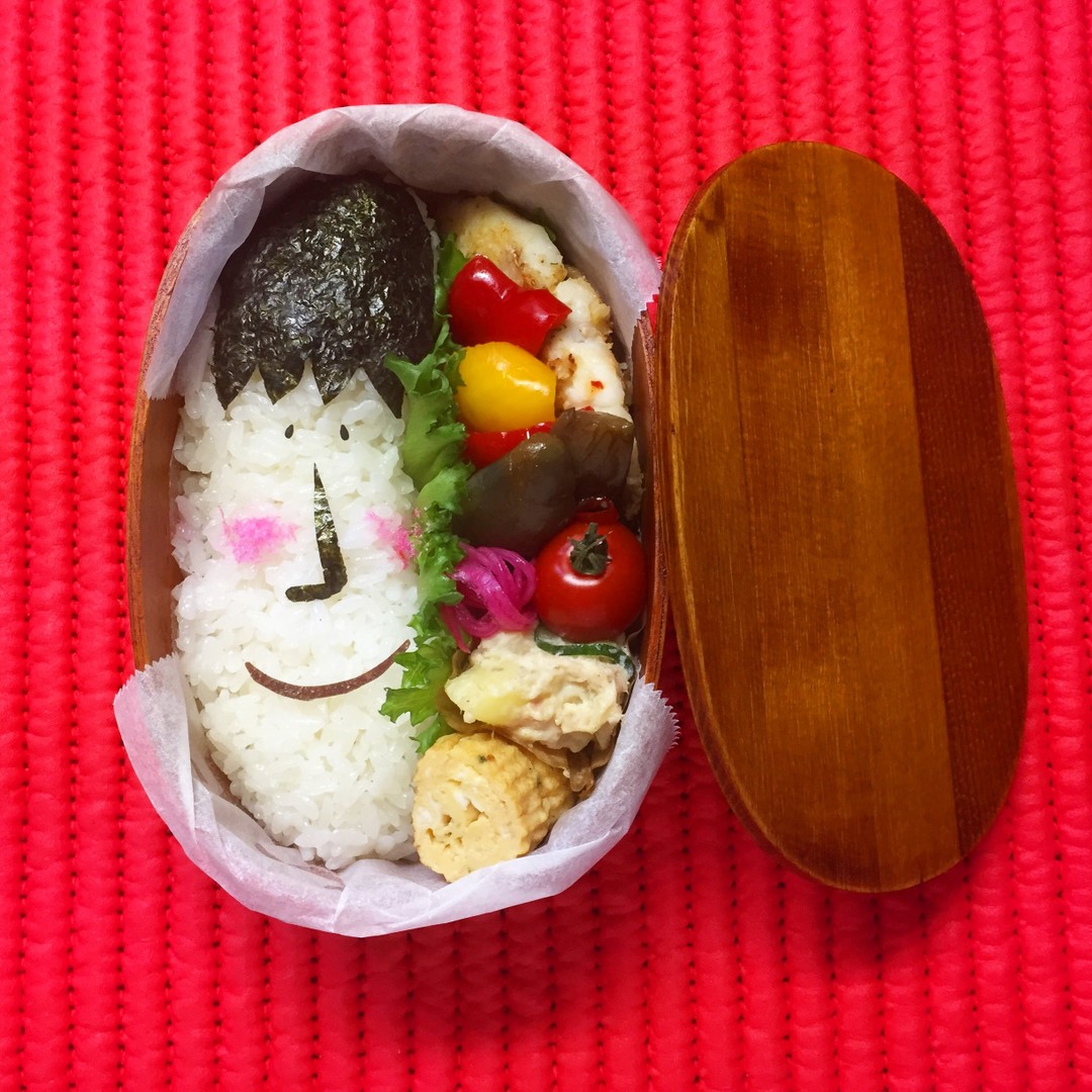顔長族弁当