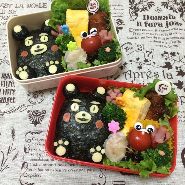 くまモン応援弁当
