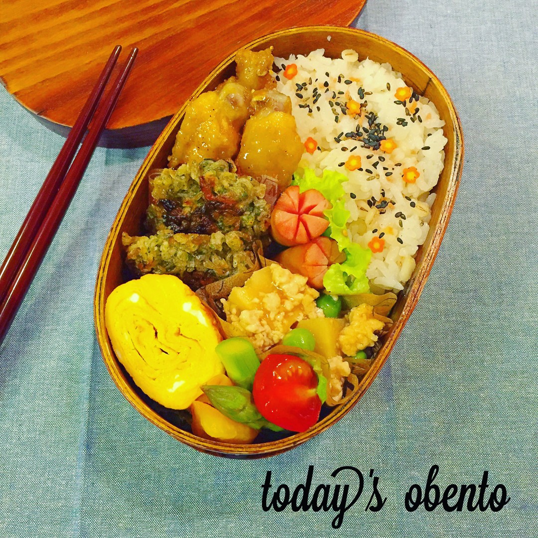 手羽中の唐揚げ弁当