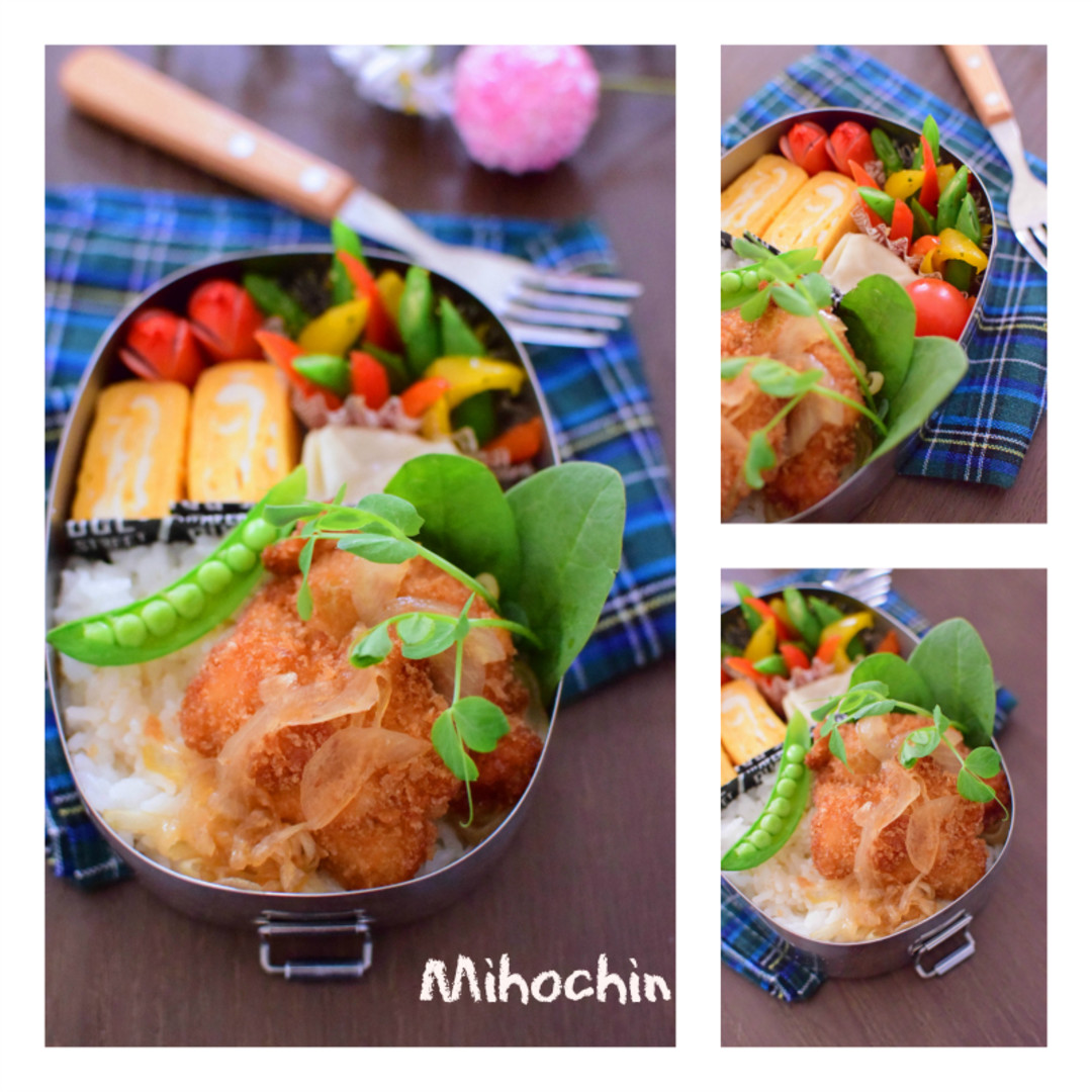 チキンカツ煮弁当