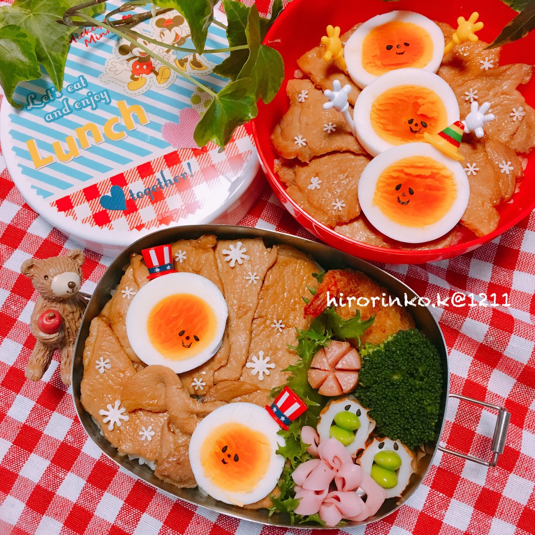 男子が喜ぶ豚丼弁当🐽