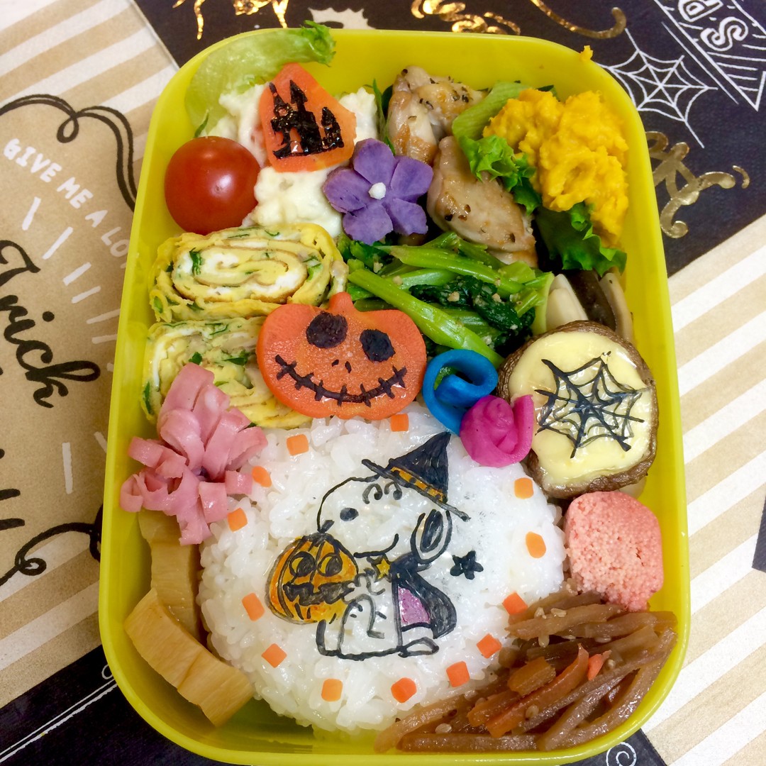 スヌーピーハロウィン弁当3