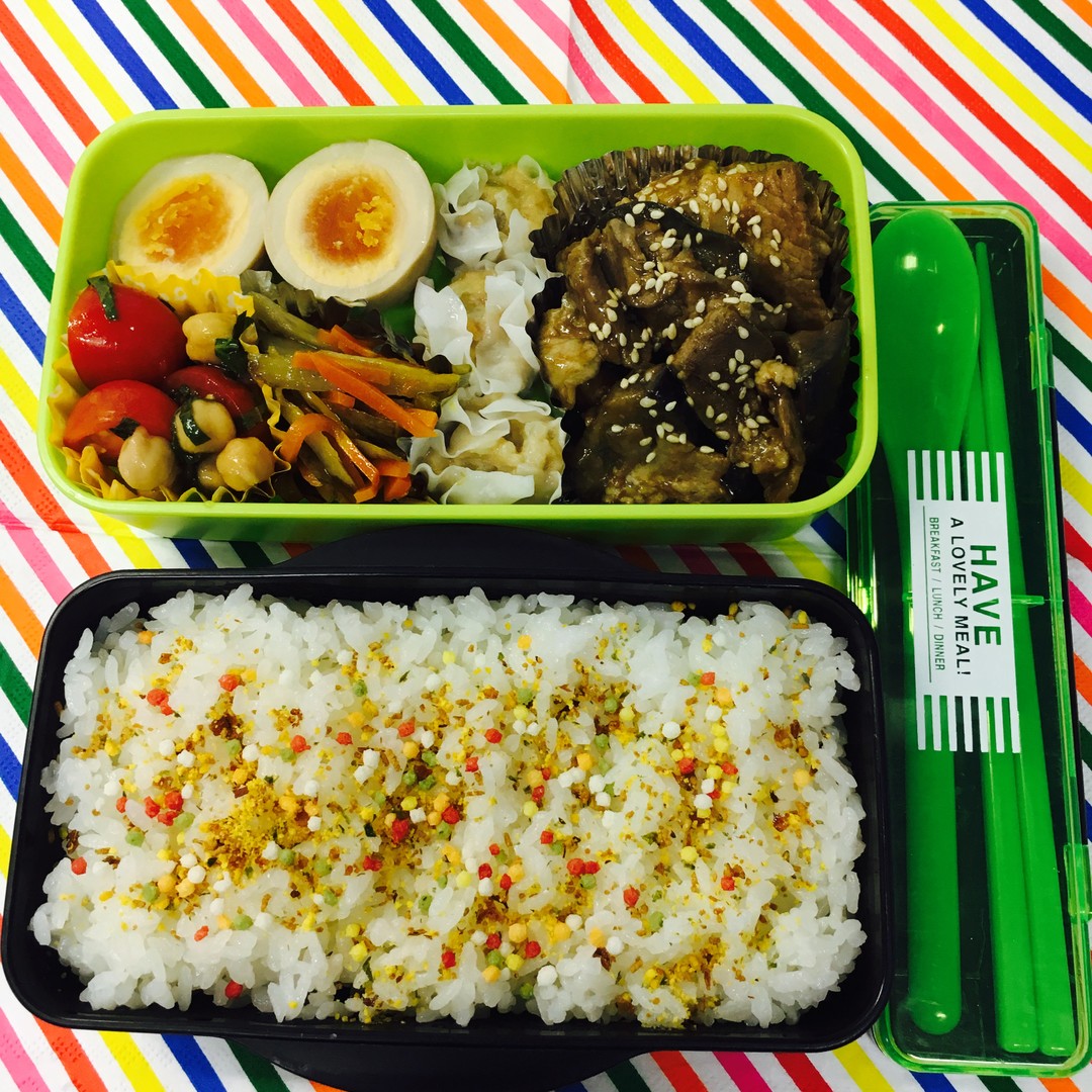 豚肉とナスの味噌炒め弁当