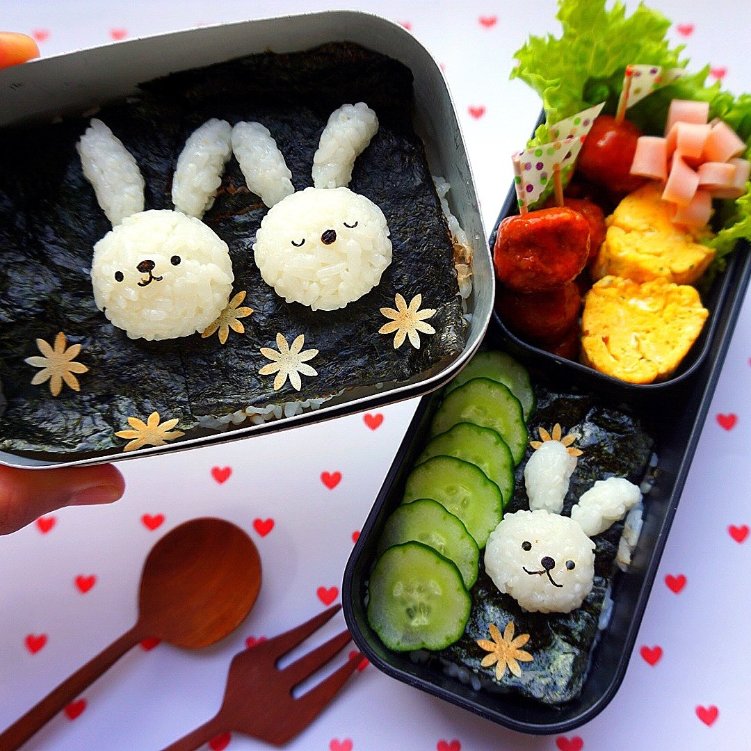 うさぎちゃん海苔弁当