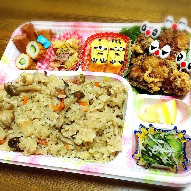 ミニオン 卵焼き お弁当