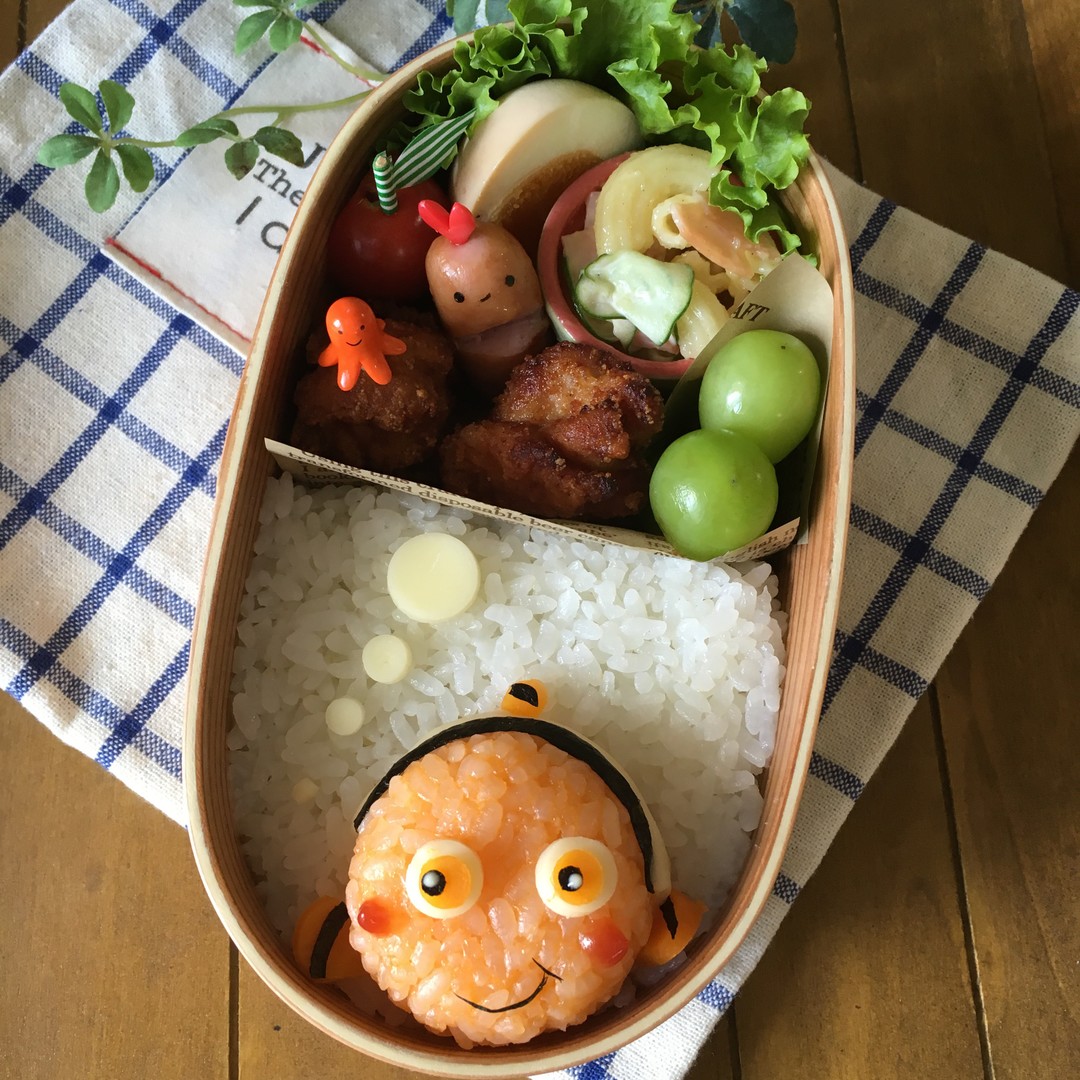 キャラ弁☆ツムツム〜ニモのお弁当♡