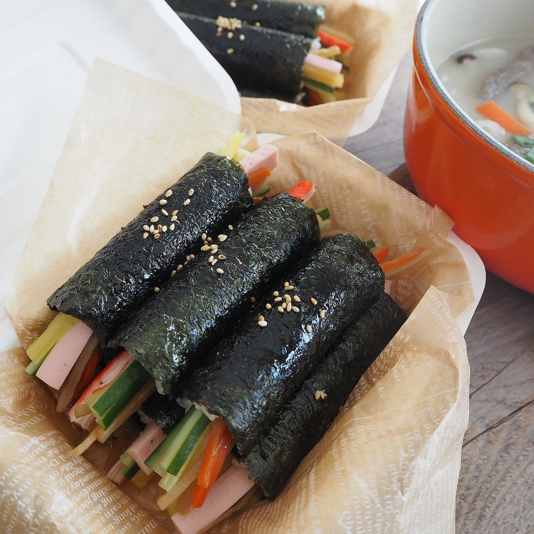 コマキンパとコムタンスープのお弁当