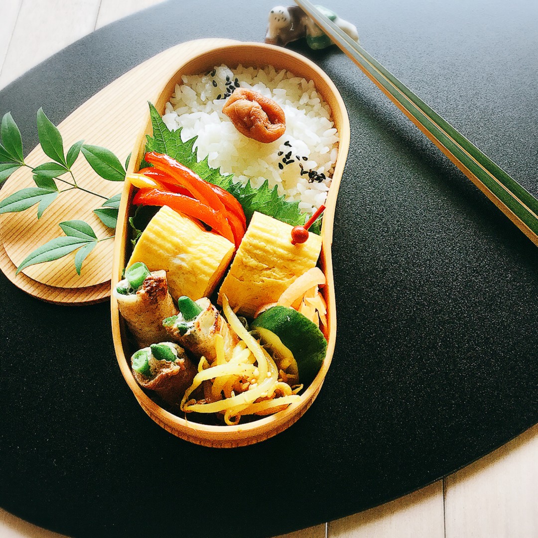 いんげん肉巻き弁当
