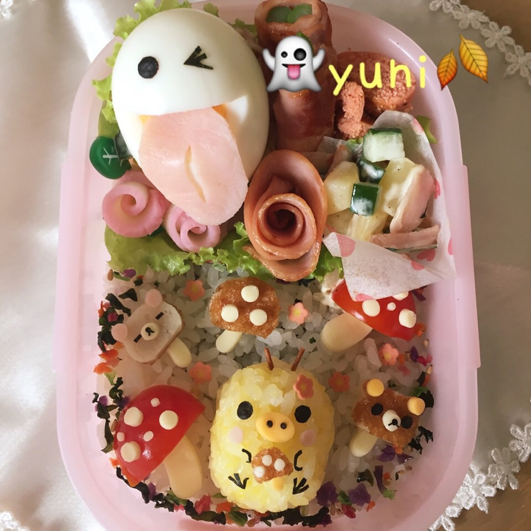 🍂キイロイトリの🍄キノコ狩り🍄弁当
