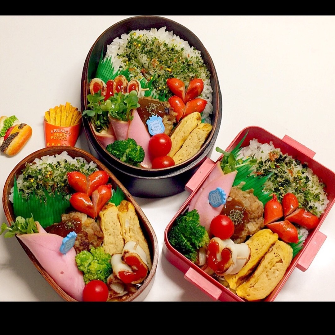 ハート弁当♥️