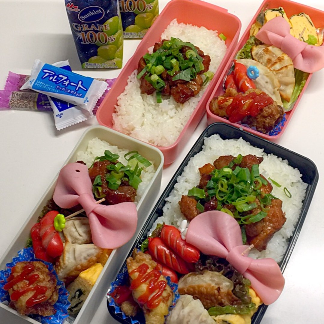 チャーシュー丼で元気に頑張って👍弁当