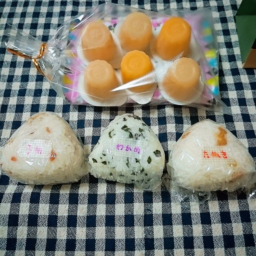 おにぎり三種