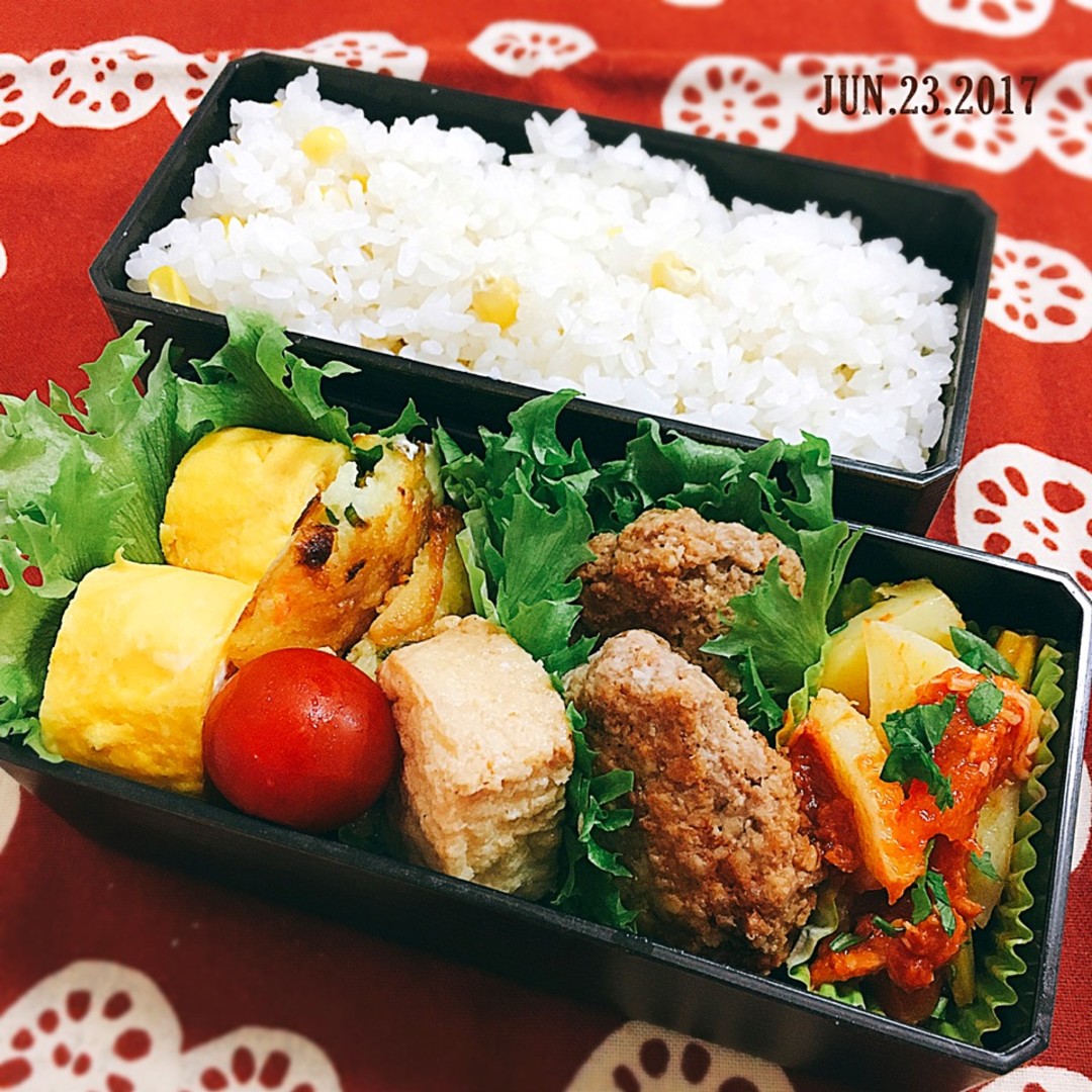 とうもろこしご飯弁当