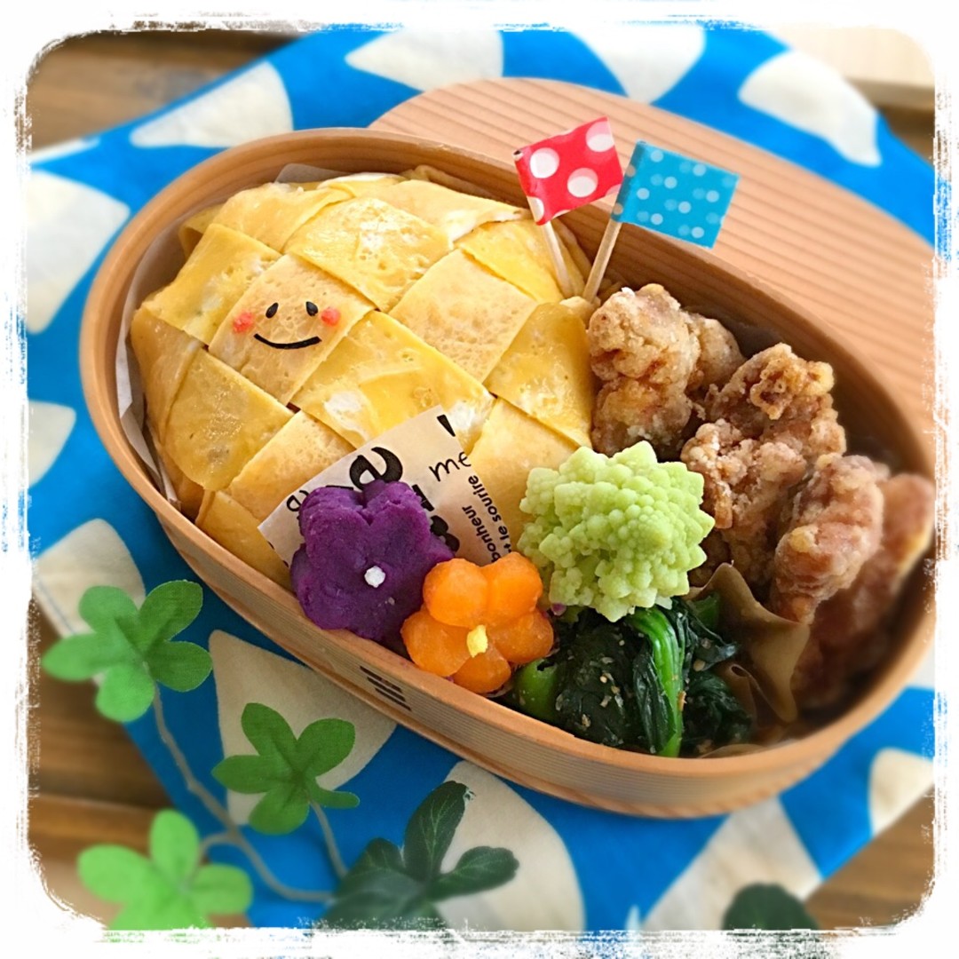 編み編みオムライス