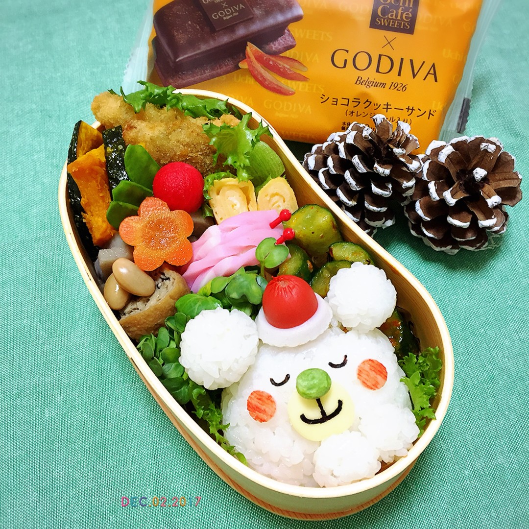 しろくまくんサンタ弁当